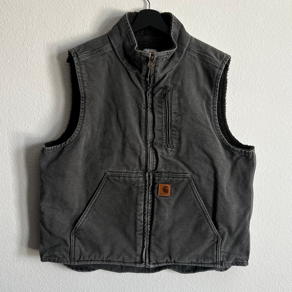 Carhartt V33 GVL gray work wear vest